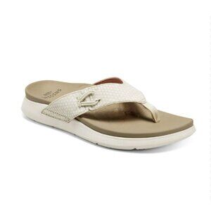 Earth Origins Dania Thong, cream, size 8M
